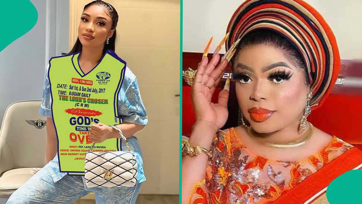 Tonto Dikeh Claims She Is a Chosen, Seemingly Defends Church, Shares Photo, Bobrisky Reacts