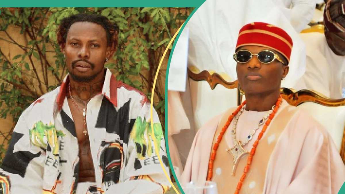 Wizkid causes stir with advise he dished out to his junior colleague Asake: "Don't be humble"