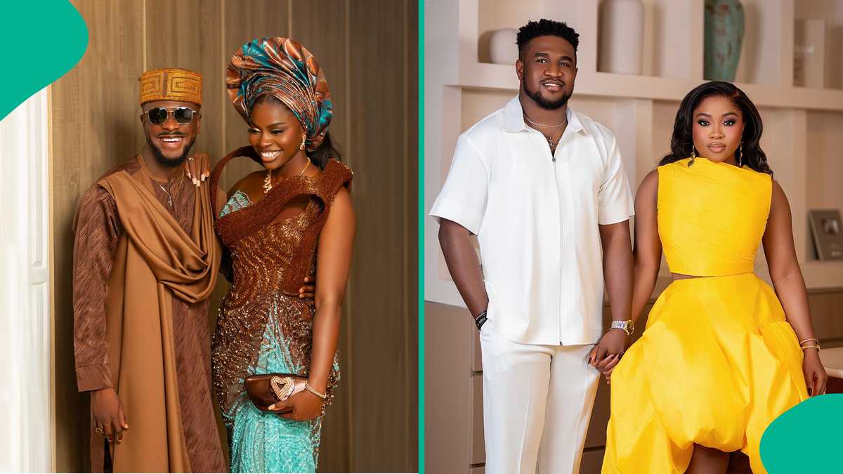 Veekee James, Prudent Gabriel Kiss Their Husbands At Glamorous Wedding: "Oversabi Can Worry Her"