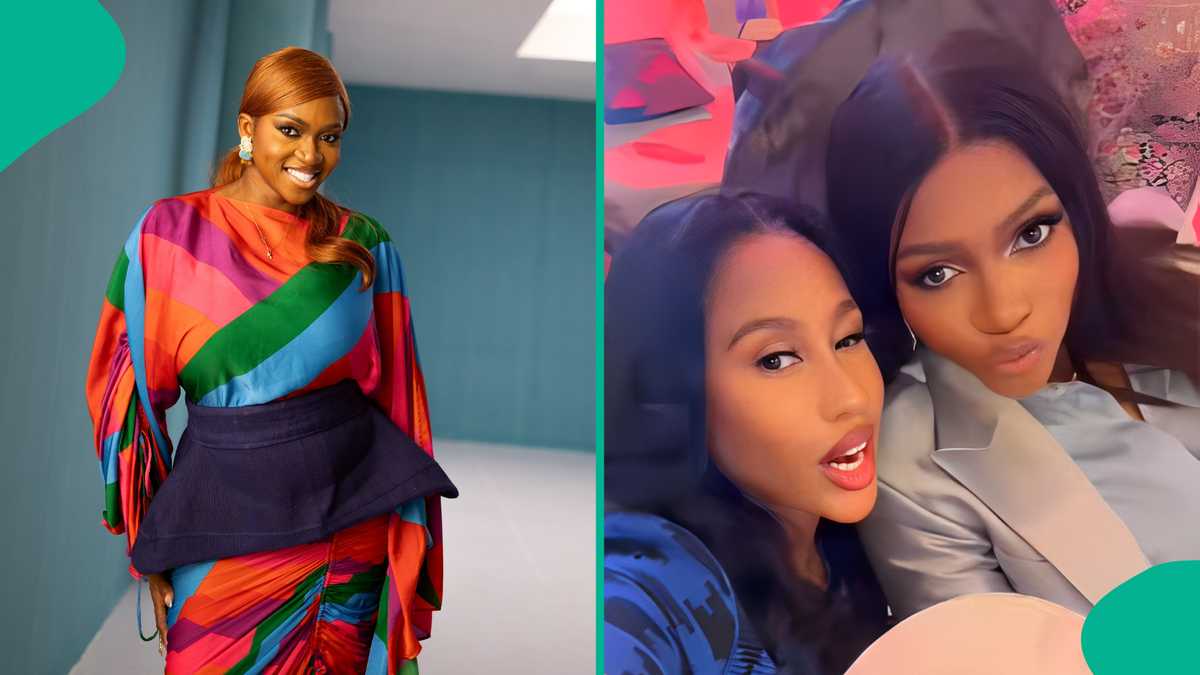 Waje Shares Fun Moment With Cardi B Look-Alike Grown Daughter at Toke Makinwa's Thanksgiving