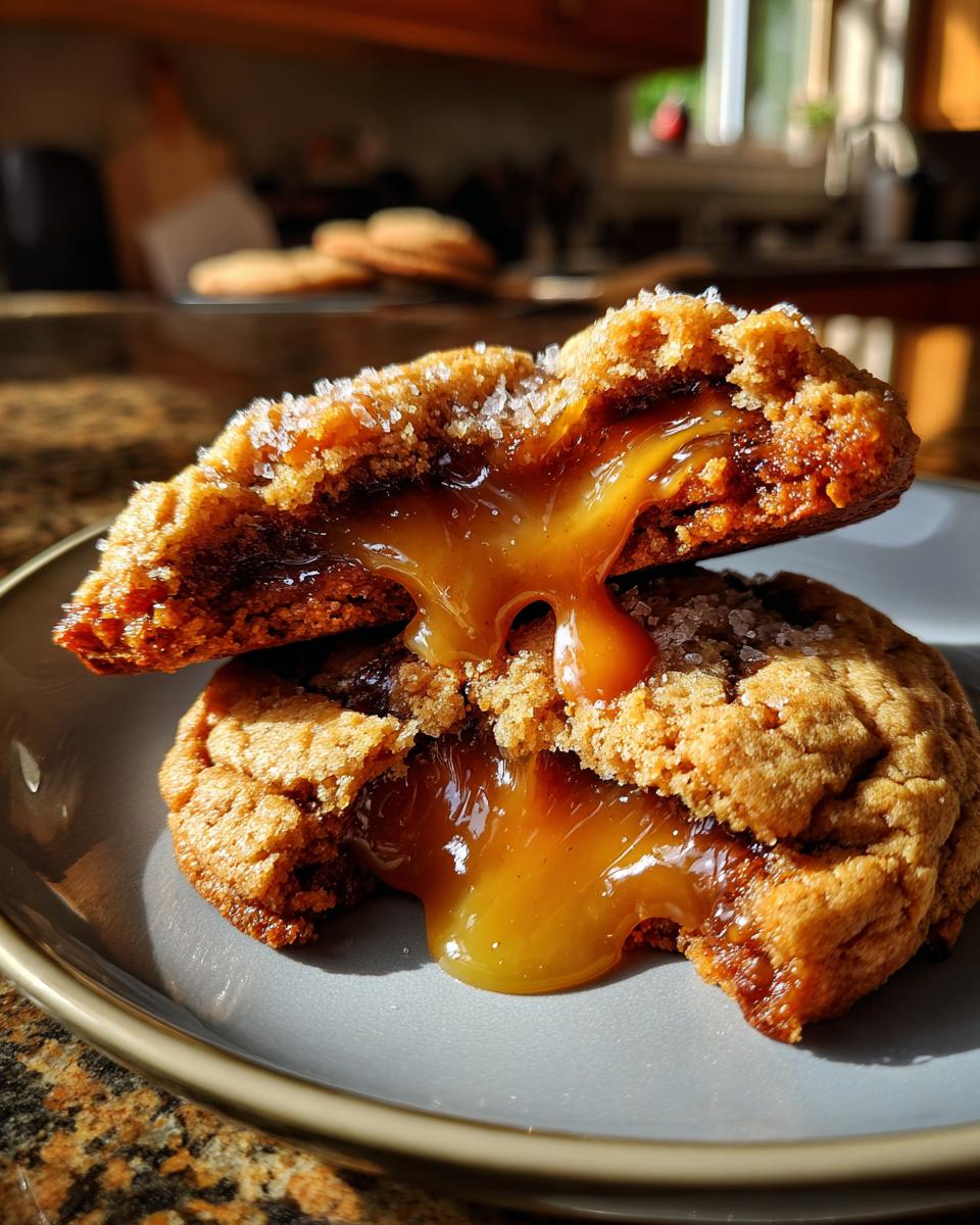 Salted Caramel Stuffed Cookies - detail 1